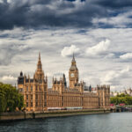 Photograph of the UK Parliament from across the River Thames.