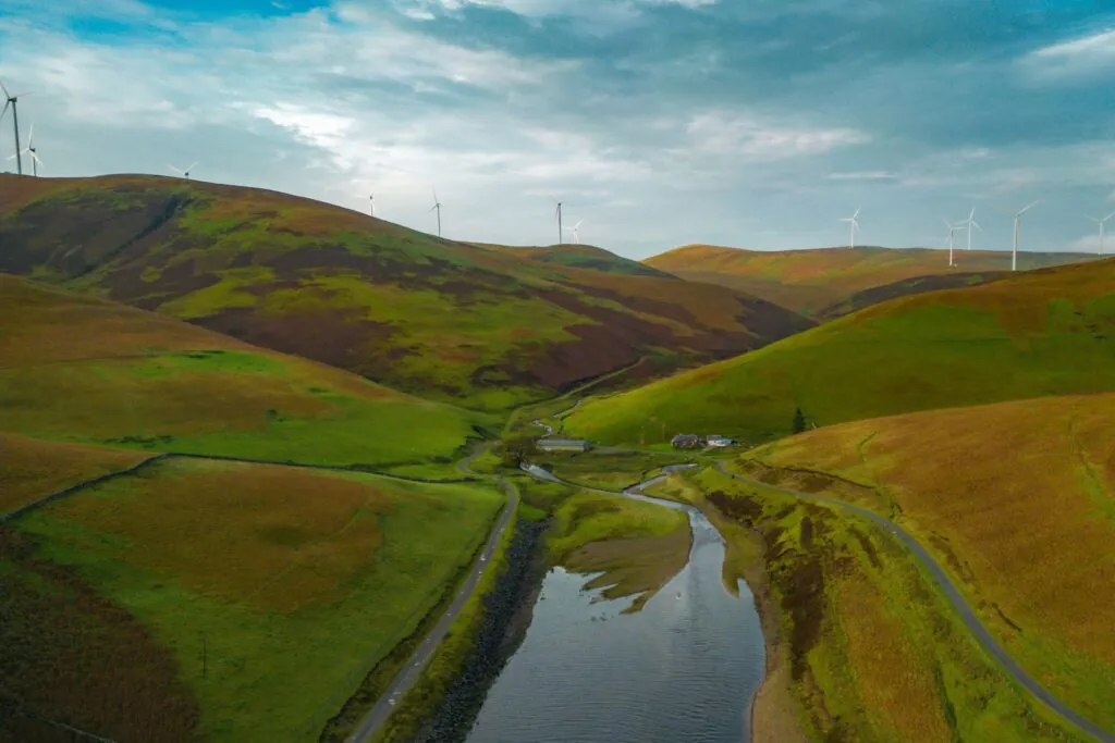 Biggar Scotland windfarm smaller