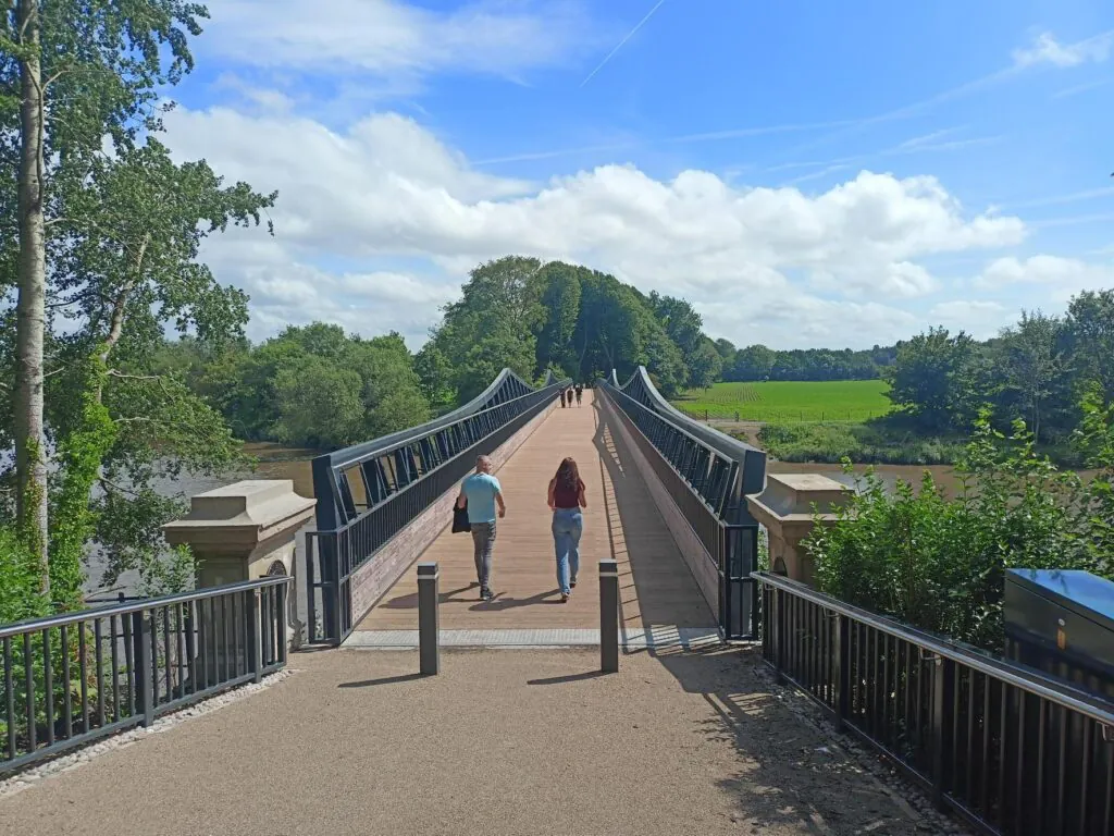 Preston restored tramway bridge