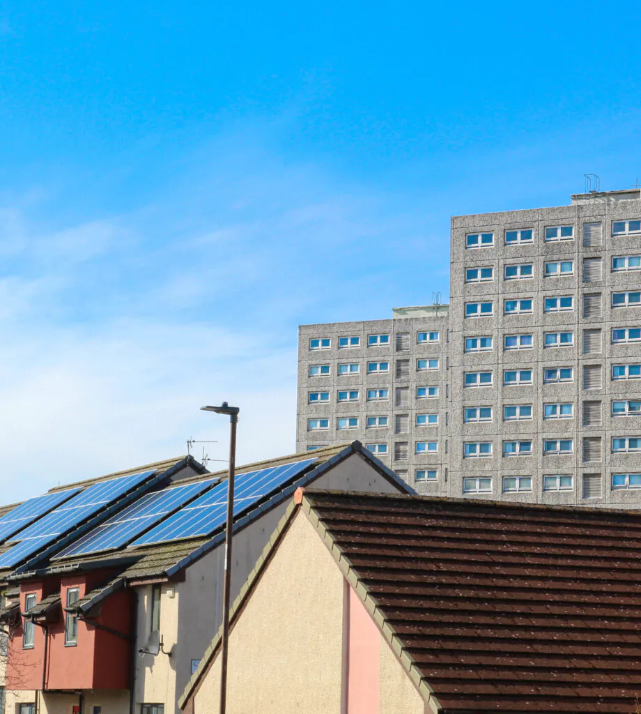 New Houses and High Rise Flats