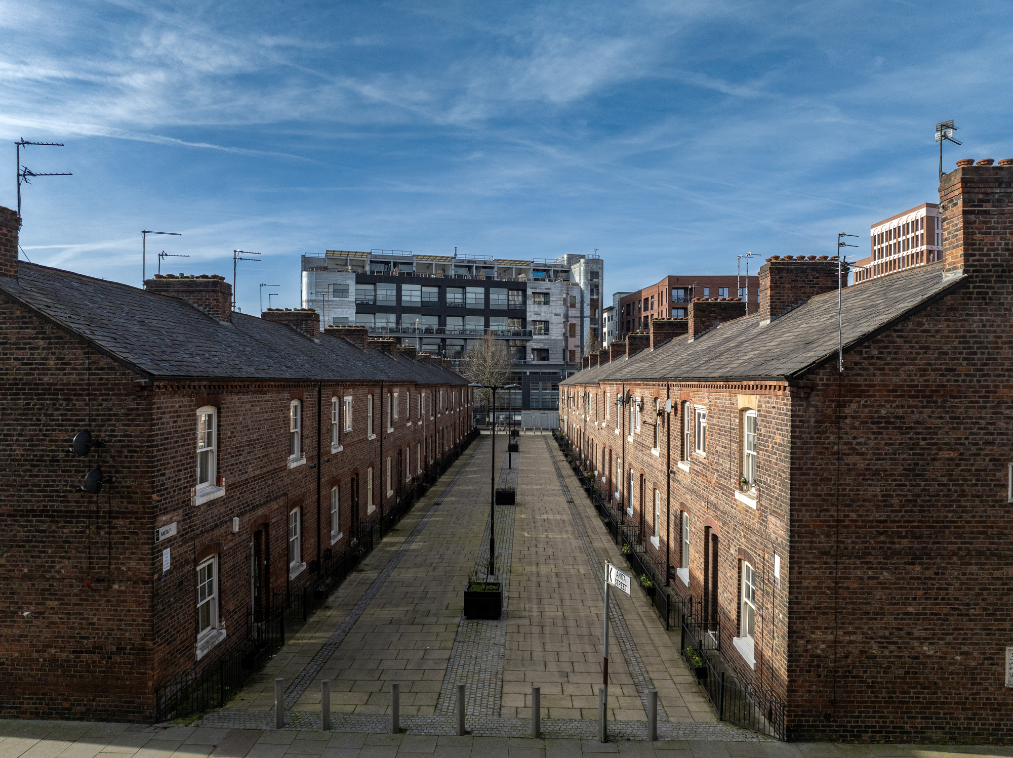 A street from Manchester’s Industrial Revolution